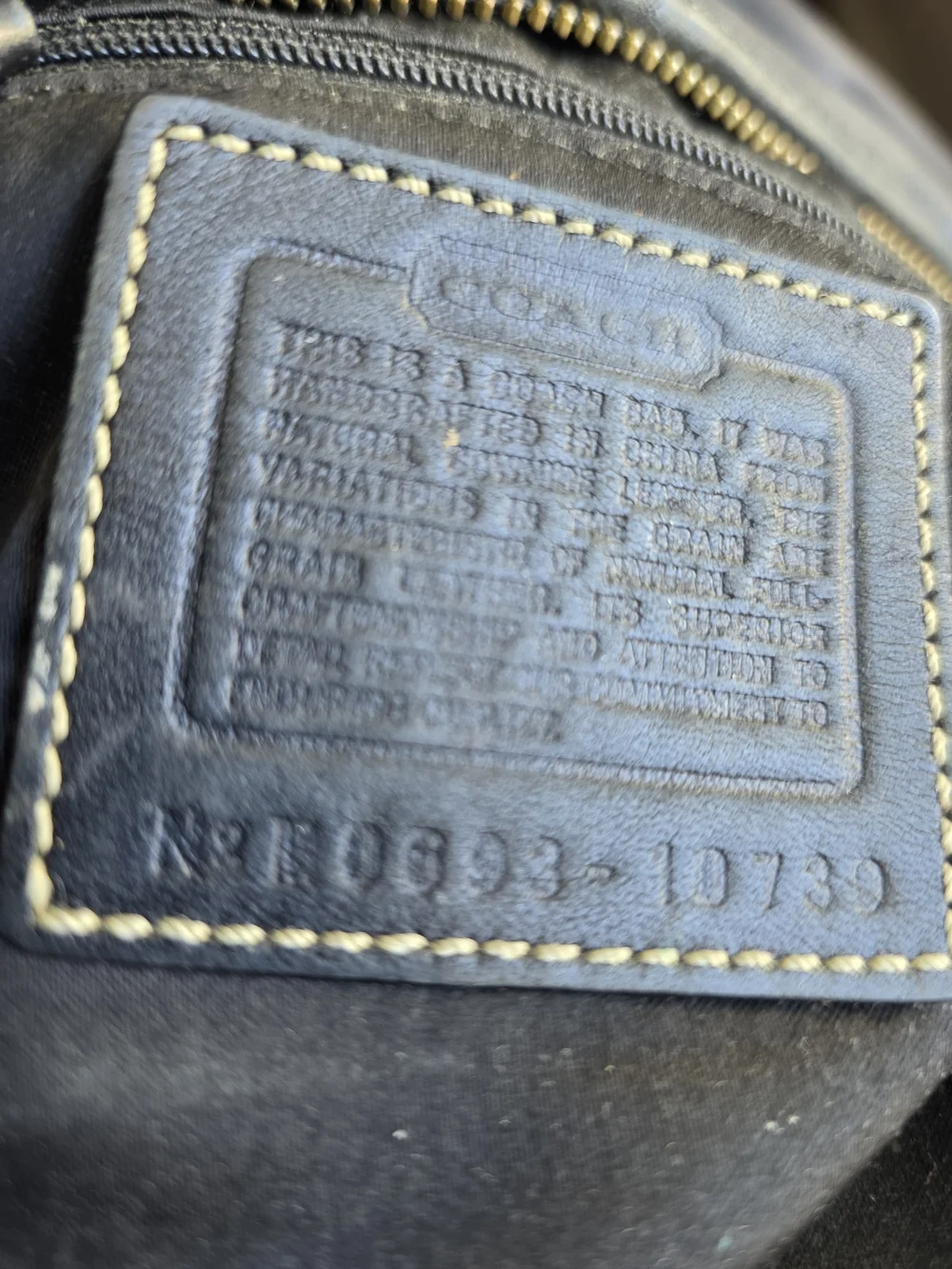 Coach 10739 Black Leather Mini Ergo Hobo Shoulder Bag Y2K - Picture 13 of 16